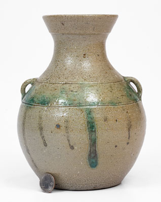 JUGTOWN WARE, North Carolina Salt-Glazed Stoneware Vase, circa 1930