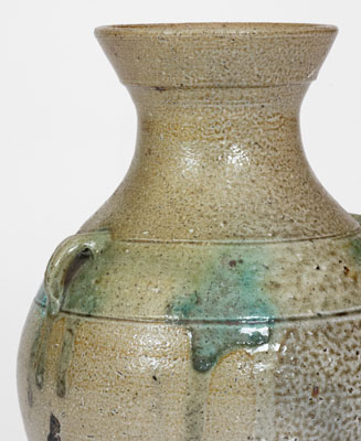 JUGTOWN WARE, North Carolina Salt-Glazed Stoneware Vase, circa 1930