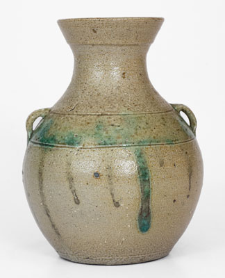 JUGTOWN WARE, North Carolina Salt-Glazed Stoneware Vase, circa 1930