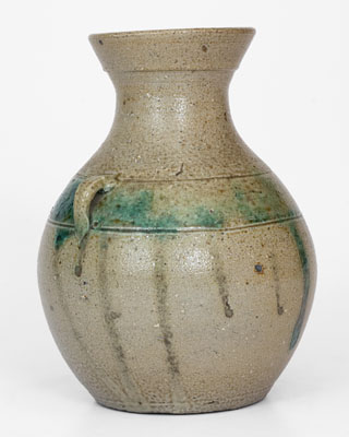 JUGTOWN WARE, North Carolina Salt-Glazed Stoneware Vase, circa 1930