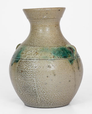 JUGTOWN WARE, North Carolina Salt-Glazed Stoneware Vase, circa 1930