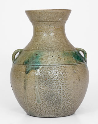 JUGTOWN WARE, North Carolina Salt-Glazed Stoneware Vase, circa 1930