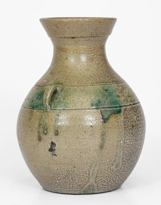 JUGTOWN WARE, North Carolina Salt-Glazed Stoneware Vase, circa 1930