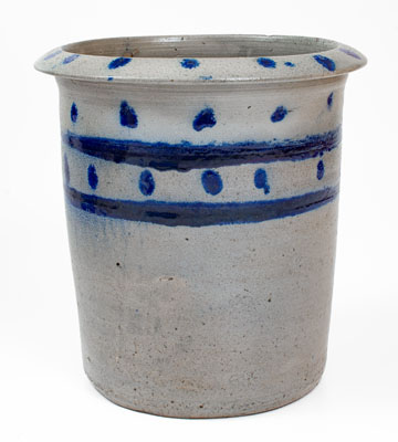 Scarce Two-Gallon Cobalt-Decorated Stoneware Jar attrib. Craven Family, Randolph or Moore Counties, NC