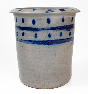 Scarce Two-Gallon Cobalt-Decorated Stoneware Jar attrib. Craven Family, Randolph or Moore Counties, NC