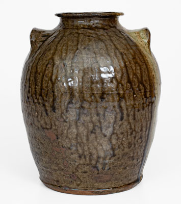 Alkaline-Glazed Stoneware Jar, possibly Thomas Owenby, Union District, SC, circa 1860