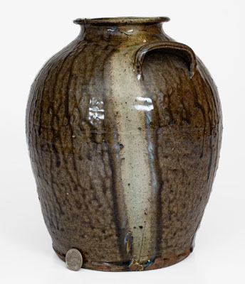 Alkaline-Glazed Stoneware Jar, possibly Thomas Owenby, Union District, SC, circa 1860