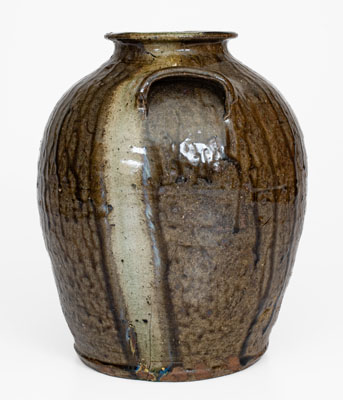 Alkaline-Glazed Stoneware Jar, possibly Thomas Owenby, Union District, SC, circa 1860