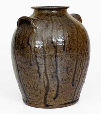 Alkaline-Glazed Stoneware Jar, possibly Thomas Owenby, Union District, SC, circa 1860