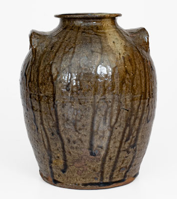 Alkaline-Glazed Stoneware Jar, possibly Thomas Owenby, Union District, SC, circa 1860