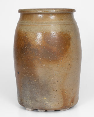 Stoneware Jar w/ Elaborate Freehand Cobalt Decoration, attrib. David H. and William Weaver, Knoxville, TN