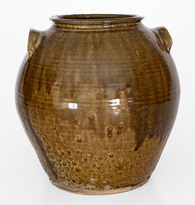 Catawba Valley, North Carolina Alkaline-Glazed Stoneware Jar, second half 19th century