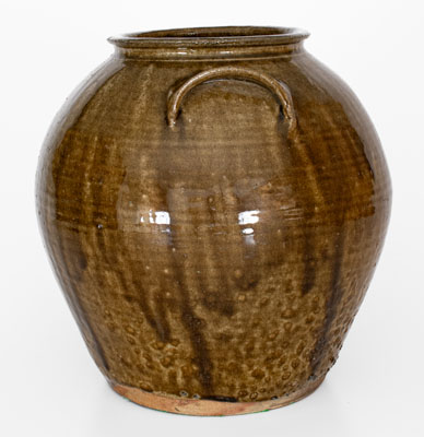 Catawba Valley, North Carolina Alkaline-Glazed Stoneware Jar, second half 19th century