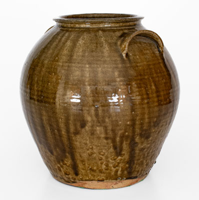 Catawba Valley, North Carolina Alkaline-Glazed Stoneware Jar, second half 19th century