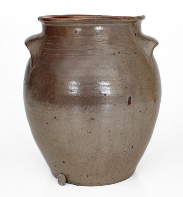 Salt-Glazed Stoneware Jar attrib. Craven Pottery, Henderson County, Tennessee, c1840-60