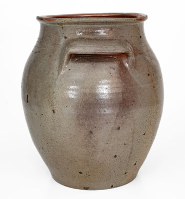 Salt-Glazed Stoneware Jar attrib. Craven Pottery, Henderson County, Tennessee, c1840-60