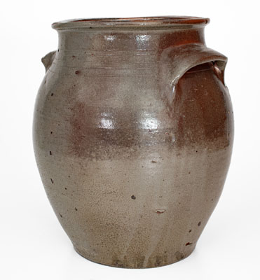 Salt-Glazed Stoneware Jar attrib. Craven Pottery, Henderson County, Tennessee, c1840-60