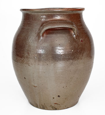 Salt-Glazed Stoneware Jar attrib. Craven Pottery, Henderson County, Tennessee, c1840-60