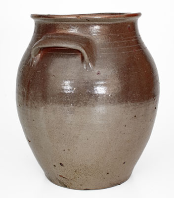 Salt-Glazed Stoneware Jar attrib. Craven Pottery, Henderson County, Tennessee, c1840-60