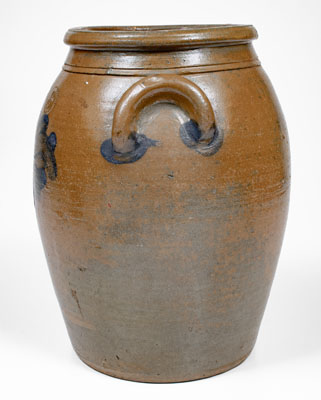 Extremely Rare WEAVER & BRO / Knoxville / Tenn Three-Gallon Stoneware Jar, c1872-1882