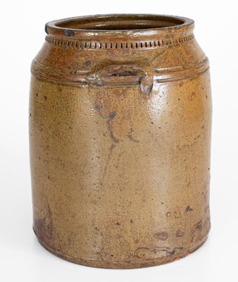 W. GRINSTAFF, Blount County, Tennessee Salt-Glazed Stoneware Jar, c1870-1890