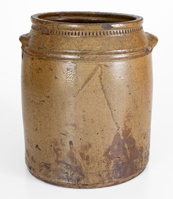 W. GRINSTAFF, Blount County, Tennessee Salt-Glazed Stoneware Jar, c1870-1890