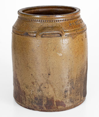 W. GRINSTAFF, Blount County, Tennessee Salt-Glazed Stoneware Jar, c1870-1890