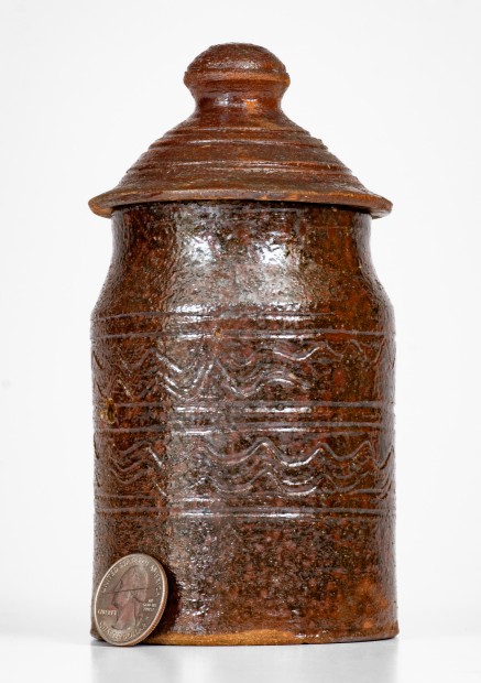 Redware Jar attrib. Hinkle-Mort Pottery, Jefferson County, Tennessee