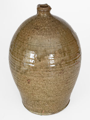 Highly Important Thomas Owenby, Union District, SC 1864 Stoneware Jug: 