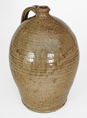 Highly Important Thomas Owenby, Union District, SC 1864 Stoneware Jug: 