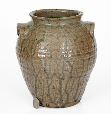 Alkaline-Glazed Stoneware Jar attrib. Thomas Owenby, Union District, SC, circa 1860