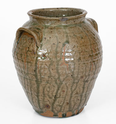 Alkaline-Glazed Stoneware Jar attrib. Thomas Owenby, Union District, SC, circa 1860