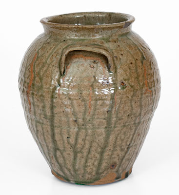 Alkaline-Glazed Stoneware Jar attrib. Thomas Owenby, Union District, SC, circa 1860