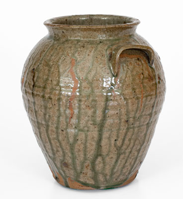 Alkaline-Glazed Stoneware Jar attrib. Thomas Owenby, Union District, SC, circa 1860