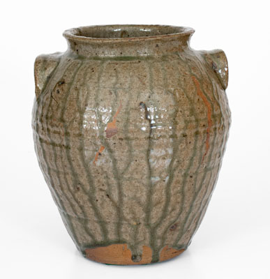 Alkaline-Glazed Stoneware Jar attrib. Thomas Owenby, Union District, SC, circa 1860