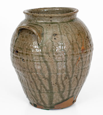 Alkaline-Glazed Stoneware Jar attrib. Thomas Owenby, Union District, SC, circa 1860