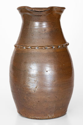 Brown-Glazed Stoneware Pitcher, attrib. Craven Family, Henderson County, Tennessee