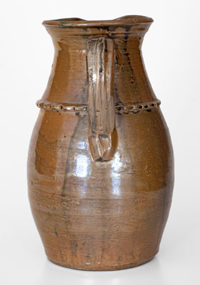 Brown-Glazed Stoneware Pitcher, attrib. Craven Family, Henderson County, Tennessee