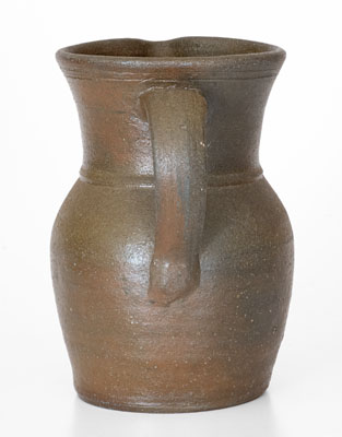 Small-Sized Salt-Glazed Stoneware Pitcher Inscribed 