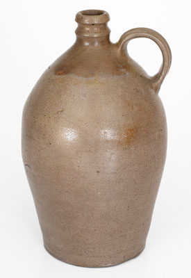 Scarce J. MILLER, / WHEELING Va Salt-Glazed Stoneware Jug, circa 1830