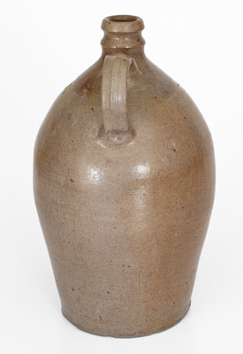 Scarce J. MILLER, / WHEELING Va Salt-Glazed Stoneware Jug, circa 1830