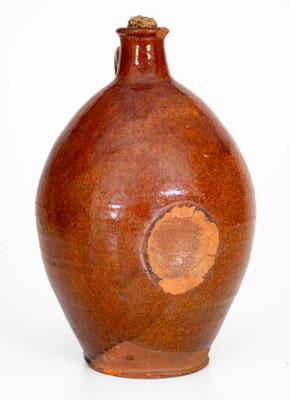 Carter County, Tennessee Redware Jug, circa 1820-1840