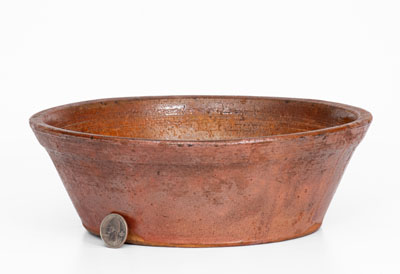 Eastern Tennessee Redware Bowl, 19th century