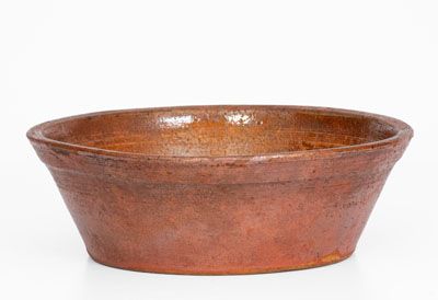 Eastern Tennessee Redware Bowl, 19th century