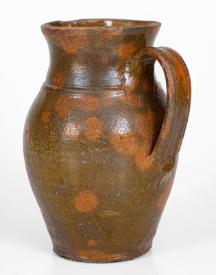 Tennessee Redware Pitcher, probably Sullivan County, circa 1840-1880