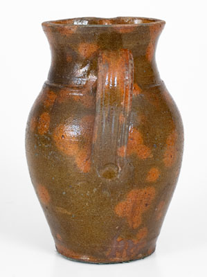 Tennessee Redware Pitcher, probably Sullivan County, circa 1840-1880