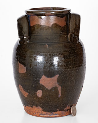 Redware Jar, Eastern Tennessee origin, second or third quarter 19th century