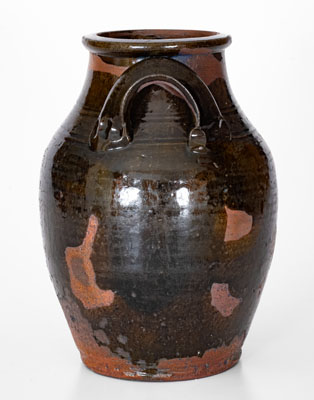 Redware Jar, Eastern Tennessee origin, second or third quarter 19th century