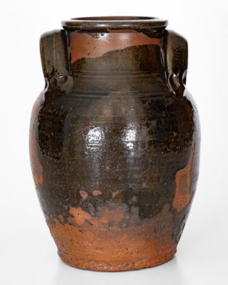 Redware Jar, Eastern Tennessee origin, second or third quarter 19th century