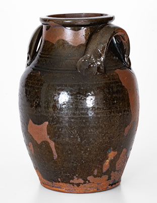 Redware Jar, Eastern Tennessee origin, second or third quarter 19th century